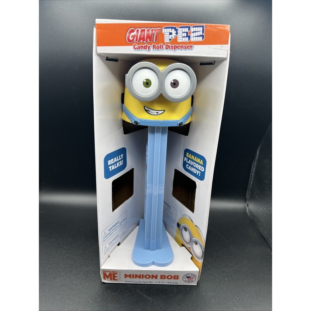 Giant PEZ Despicable Me Minion Bob Candy Dispenser ***NO CANDY***
